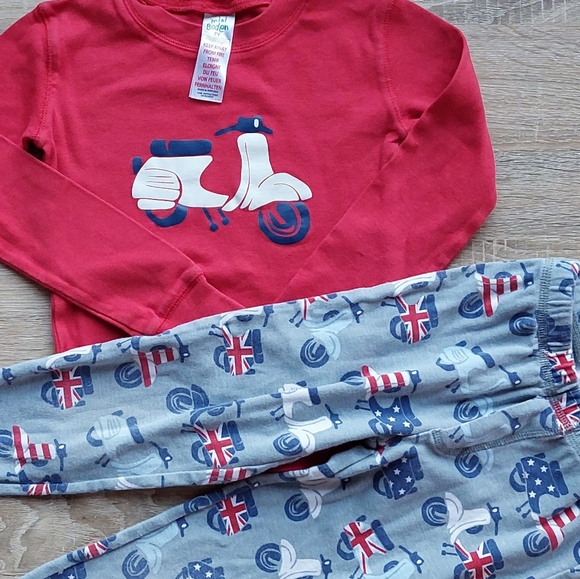 2011 Mini Boden twin pack UK scooter pajamas size 7 - Picture 15 of 16